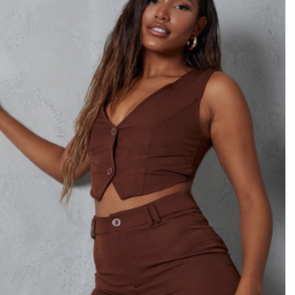 Brown vest